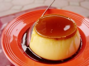 flan: typical Cuban dessert